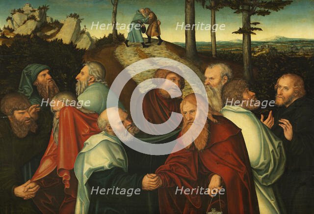 The Parting of the Apostles. Creator: Hans Cranach.