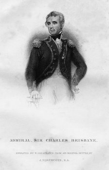 Admiral Sir Charles Brisbane (1769-1829), 1837.Artist: W Greatbatch