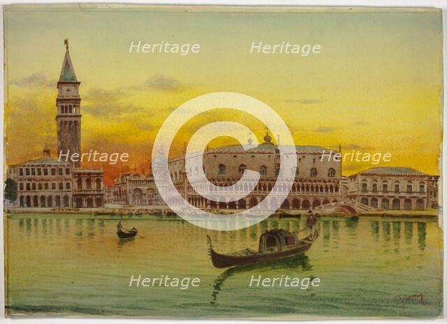 View of Venice, n.d. Creator: G. Saetta.