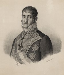 Ferdinand VII (1784-1833), third son of Charles III. King of Spain from 1808-1833, known by the n…