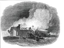 Burning of the Academy of Fine Arts, Philadelphia, 1845. Creator: Unknown.