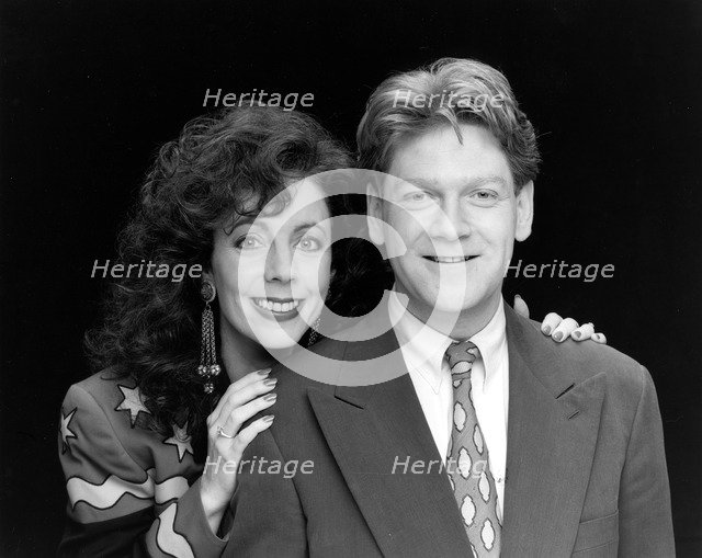 Kenneth Branagh (1960- ), British actor, with Rita Rudner (1956- ), American actress, 1991. Artist: Unknown