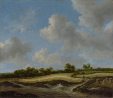 Landscape with a Wheatfield, about late 1650s-early 1660s. Creator: Jacob van Ruisdael.