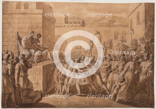 Scene from Roman History, c1812. Creator: Bartolomeo Pinelli.