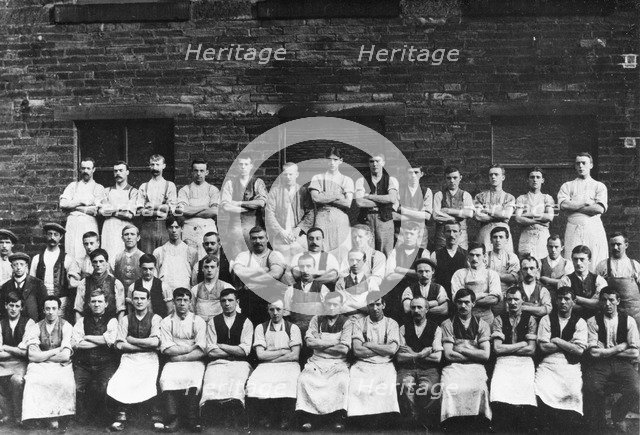 Male workers at Mackintosh’s toffee factory, Halifax, West Yorkshire, 1912. Artist: Unknown