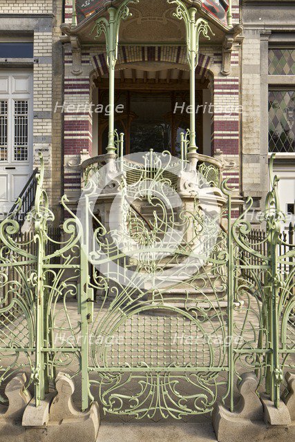 Maison St. Cyr, 11 Square Ambiorix, Brussels, Belgium, (1900), c2014-2017. Artist: Alan John Ainsworth.