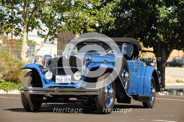 Ruxton model c roadster 1932. Artist: Simon Clay.