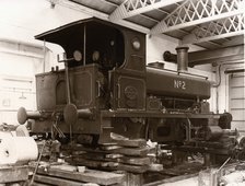 The Rowntree steam locomotive, York, Yorkshire, 1958. Artist: Unknown