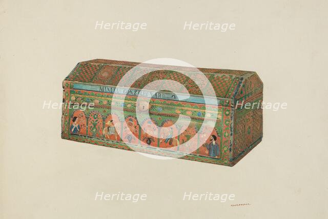 Chest, 1935/1942. Creator: Robert W.R. Taylor.