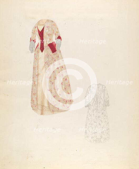 Dress, c. 1937. Creator: Joseph L. Boyd.