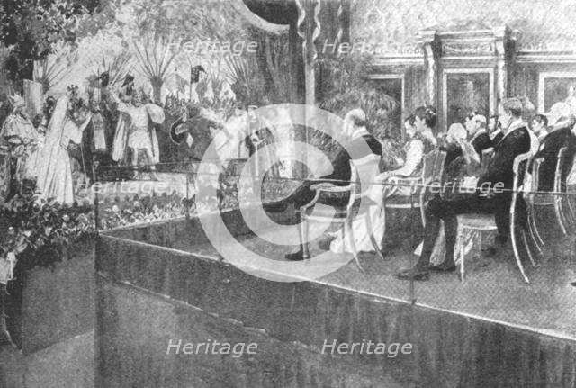 'Queen Victoria hearing "Lohengrin" at Windsor Castle on her Eightieth Birthday', 1899, (1901). Creator: Unknown.