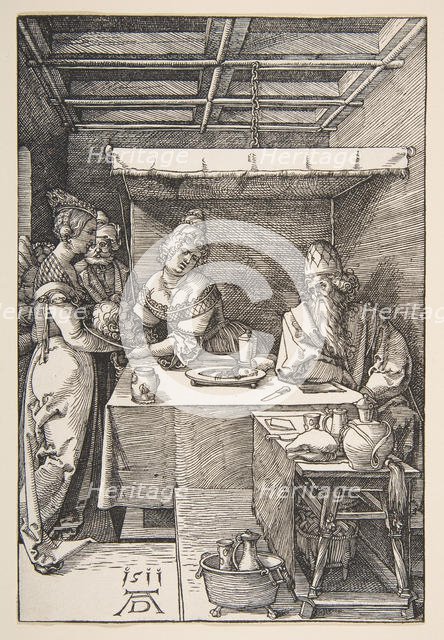 The Head of Saint John the Baptist Brought to Herod.n.d. Creator: Albrecht Durer.
