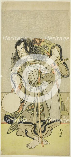 The Actor Nakamura Nakazo I as Monk Shunkan in the Play Hime Komatsu Ne no Hi..., c. 1778. Creator: Katsukawa Shunko.