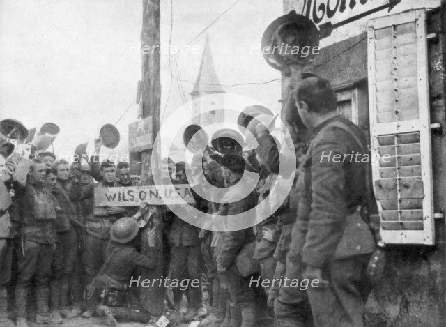 American soldiers in the the village of Nonsard, north east of Saint-Mihiel, (1926). Artist: Unknown