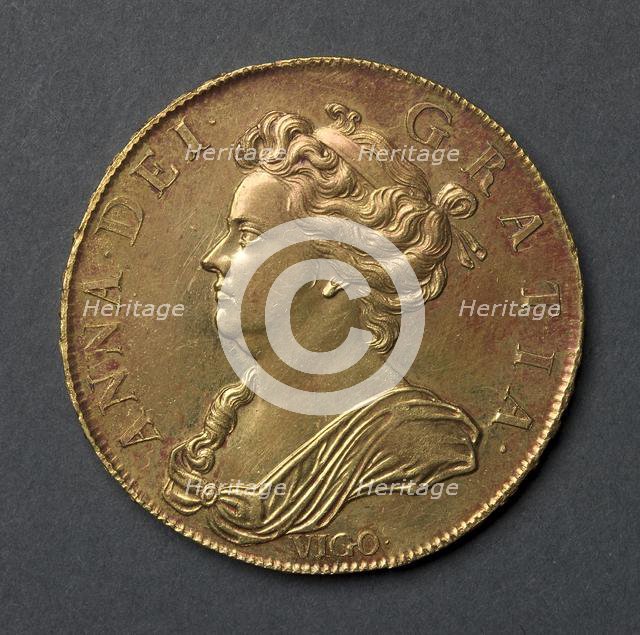 Five Guineas (obverse), 1703. Creator: Unknown.