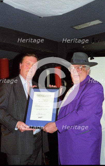 George Melly and Kenneth Clarke, Pizza Express, Soho, London, 1998. Artist: Brian O'Connor.