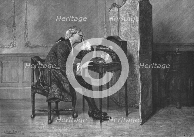 ''Only a Relic Dimm'd with Tears'', 1890. Creator: Unknown.