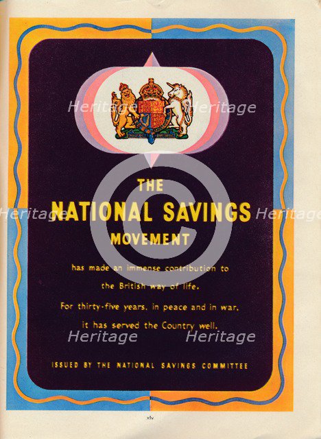 The National Savings Movement, 1951. Artist: Unknown