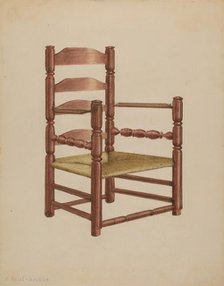 Chair, 1935/1942. Creator: B. Holst-Grubbe.