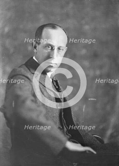 Mr. J.L. Rosenberg, portrait photograph, 1919 Jan. Creator: Arnold Genthe.