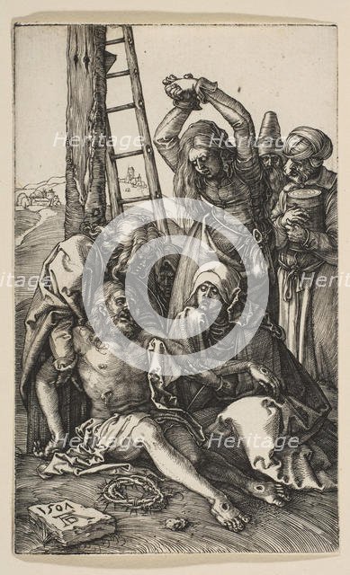 The Lamentation, from The Passion, 1507. Creator: Albrecht Durer.