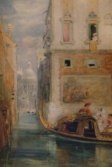 'The Gondola, Venice', 1865, (1935). Artist: James Holland.