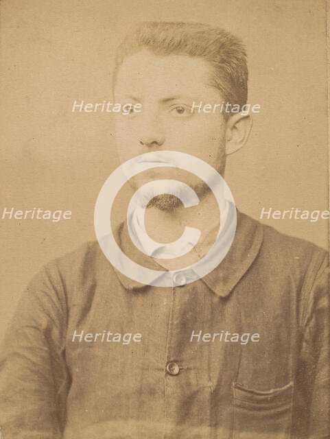 Henry. émile. (auteur de l'attentat de l'Hotel St-Lazare), 1890-94. Creator: Alphonse Bertillon.