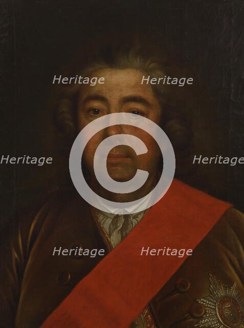 Portrait of Baron Ivan Antonovich Cherkasov (1692-1758), Second Half of the 18th cen. Creator: Anonymous.