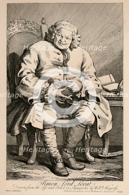 'Simon, Lord Lovat', 1746. Artist: William Hogarth.