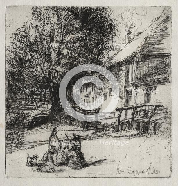 Kew Side. Creator: Francis Seymour Haden (British, 1818-1910).