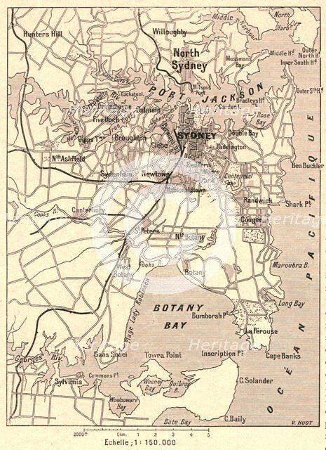 ''Sydney et Botany-Bay; Les Terres Du Pacifique', 1914. Creator: Unknown.