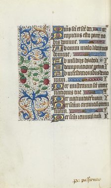 Book of Hours (Use of Rouen): fol. 94v, c. 1470. Creator: Master of the Geneva Latini (French, active Rouen, 1460-80).