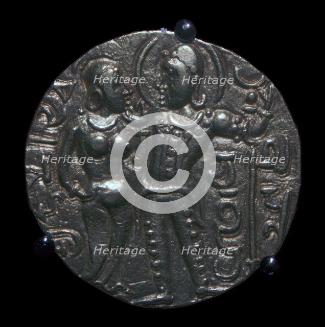 Gold coin of King Samudra Gupta, 4th century. Artist: Unknown