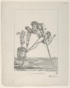 Le Grand Opéra, 1821., 1821. Creator: Eugene Delacroix.