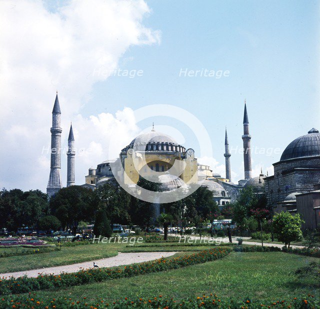Aghia Sophia (St. Sophia) Byzantine Architecture, Istanbul, c20th century. Artist: CM Dixon.