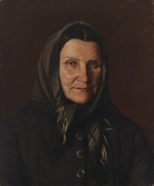 Portrait of a Woman, 1891. Creator: Arvid Liljelund.