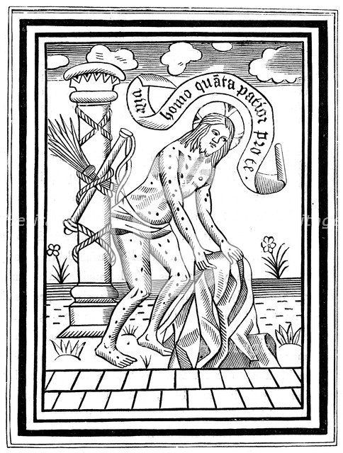 Jesus Christ after his Flagellation, c15th century, (1870). Artist: Unknown