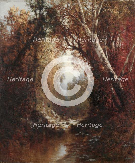 Autumn Scene in the Adirondacks, 1877. Creator: William Hart (American, 1823-1894).