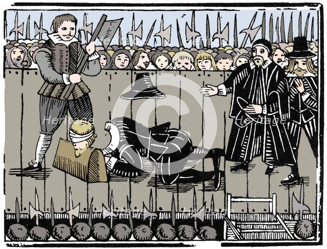 The Royal Martyrdom, from a ballad of 1648 (1964). Artist: Anon.