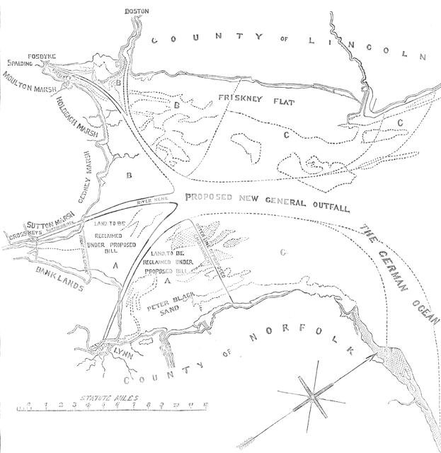 Plan of the Wash, between the Coasts of Norfolk and Lincolnshire, 1850. Creator: Unknown.