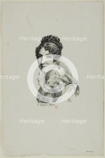 Portrait of Mme. Laurent, c. 1820. Creators: Jean Antoine Laurent, Charles-Philibert de Lasteyrie.