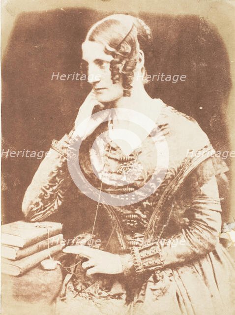 Unidentified Woman, 1843-47. Creators: David Octavius Hill, Robert Adamson, Hill & Adamson.