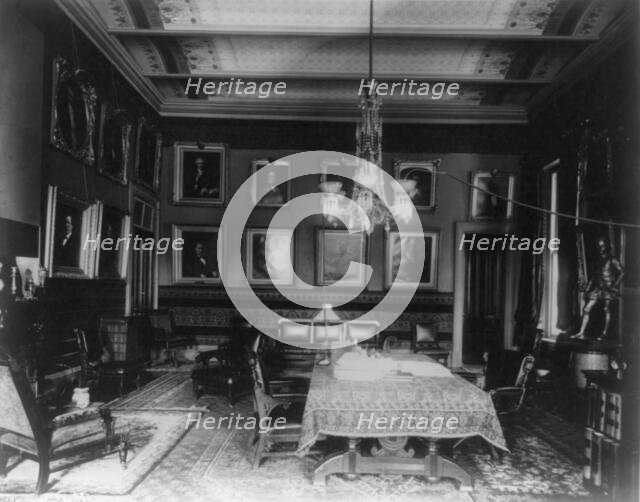 Justice Dept., Attorney General's private office, c1900. Creator: Frances Benjamin Johnston.