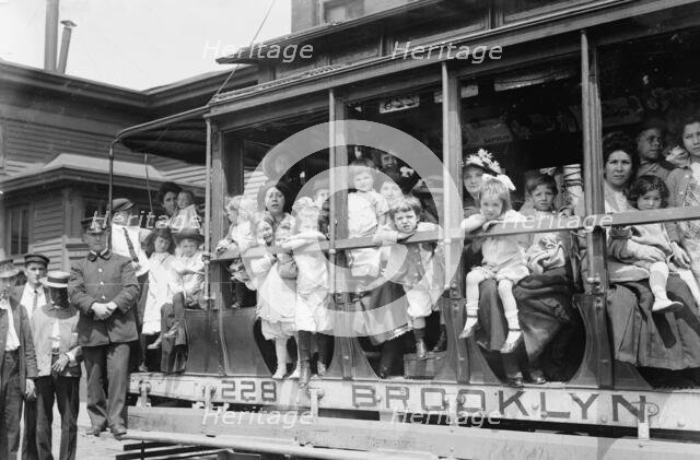 Fresh air outing, 1913. Creator: Bain News Service.