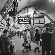Piccadilly Circus Station, London, 1960-1965. Artist: John Gay