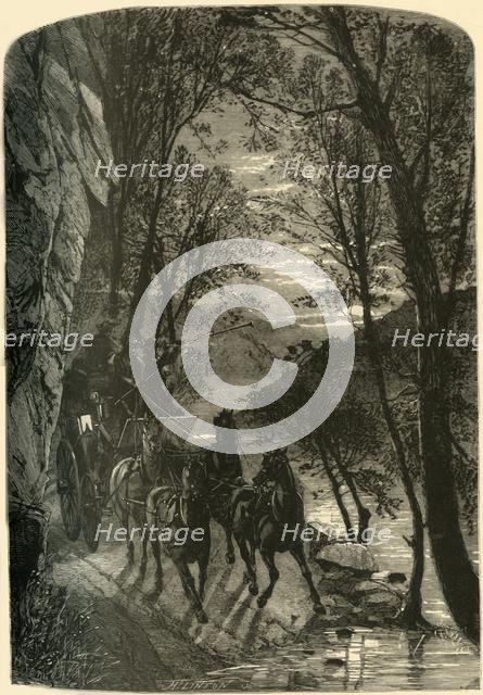 "The Lovers' Leap" - Approach By Night', 1872.  Creator: Henry Duff Linton.