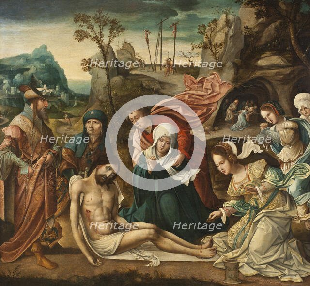 The Lamentation and the Entombment. Creator: Master of 1518.