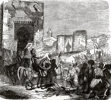 Capitulation of Nasrids during the conquest of Granada, by the armies of the Catholic Kings, Janu…