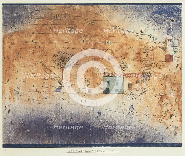 Bay M. on Sicily, 1925. Creator: Klee, Paul (1879-1940).