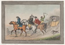 Returning from the Races, December 1, 1791., December 1, 1791. Creator: Thomas Rowlandson.